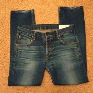 RAG & BONE Tailored Workwear RBX15 Button Fly Men's Jeans Size 32
